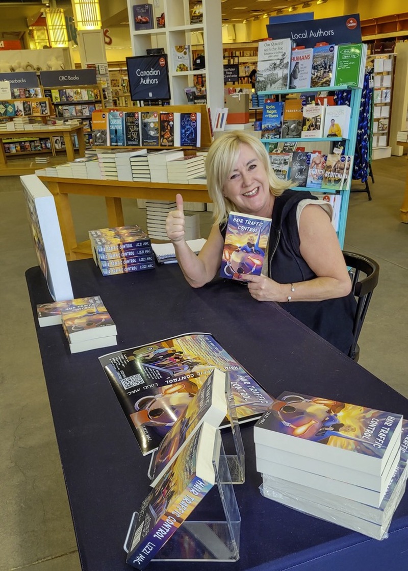 Other image for Hairdresser Lizzi pens book after move to Oz
